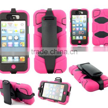 Heavy duty silicone phone case for iPhone 5C