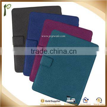 Popwide newest Bracket function PU Leather Case For ipad, belt clip case for ipad mini