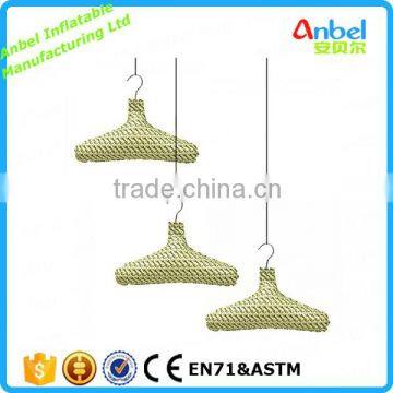 Inflatable PVC Clothing Hanger Folding Travel Hanger