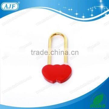 AJF 2015 Hot Sale Solid Elegant Engraved Brass Love Heart Lock photo-3
