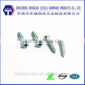 china screw manufacturer PH pan head galvanied self tapping screws