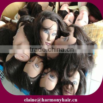 HARMONY human hair mannequin training head for salon