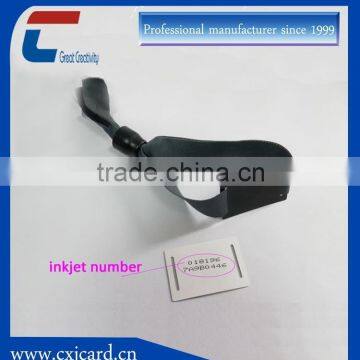 Hot OEM printing waterproof one-off rfid wristband