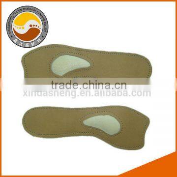 Sheepskin leather 3/4 arch support insole