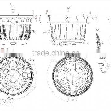 plastic flower box mould