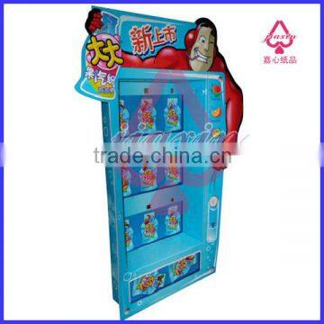 JX6283 Cardboard Hanging Power Wing display with hooks