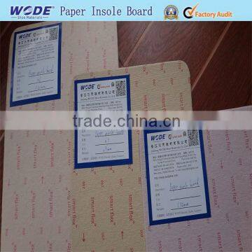 material shoes fiber cellulose paper insole board,paper insole board for footwear