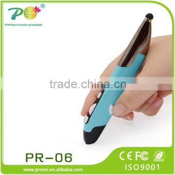 2016 New premium 2.4G wireless optical pen mouse with capacitve stylus