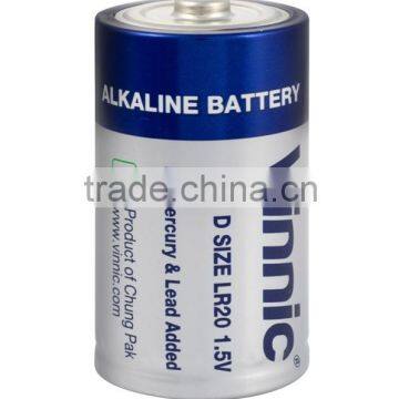 0% Mercury Alkaline Dry Battery