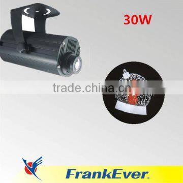 FRANKEVER 30W Christmas projector light four image rotating aroundled gobo projector