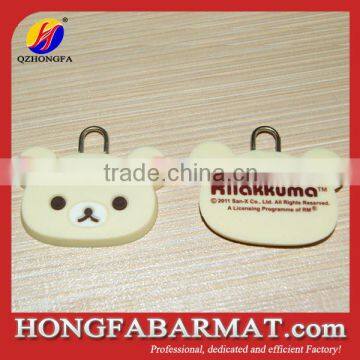 Strong 3D Rubber Zipper Puller for Handbags/clothing/shoe