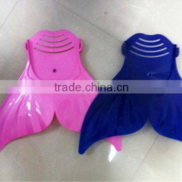 sea-maid swimming fins for kids,fish shape swim flippers