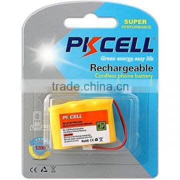 Cordless Phone Use PK-0105 2/3AAA NI-CD 3.6V Rechargeable Battery Pack