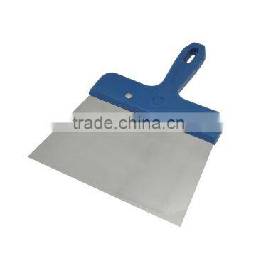200mm Stainless Steel Blade Black or Blue Color Plastic Handle Scraper Putty Knife European Standard Tools