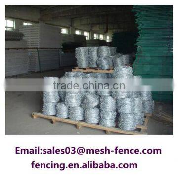 Barbed wire weight per meter for fence used barbed wire for sale