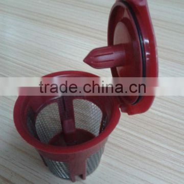 2014 hot sales high quality stainless steel etched mesh reusable coffee filter