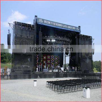 Quick lock portable fashion show stage decorations with 18 mm plywood platform