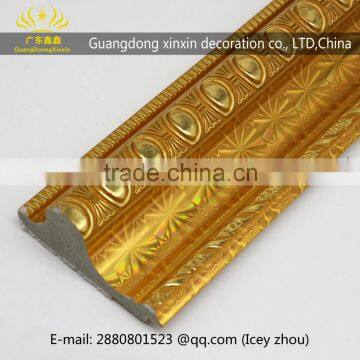 Wholesale Silver Gold Patterns Carved waterproof Ps Picture Frame Moulding