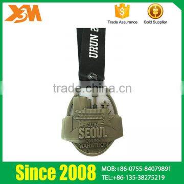 Cool Shaped OEM Printing Custom Sports Running Medal For Marathon