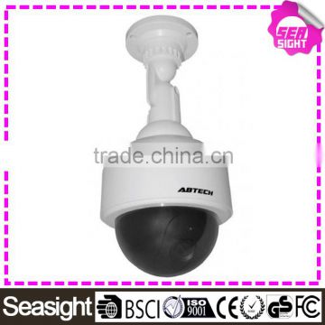 Outdoor Waterproof Red LED Fake Dummy PTZ Speed Dome Imitation Infrared CCTV Surveillance Security Camera