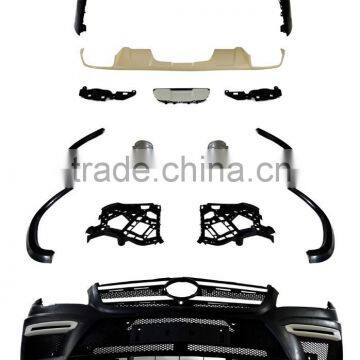 Body kit upgrade GL350,GL400,GL450,GL500 2013-UP Material PP from factory for GL63 X166