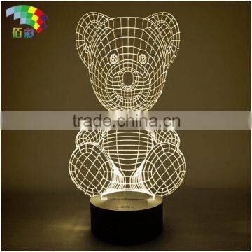 NEW product 3D stereoscopic LED table light/christmas decoration LED night light /led table lamp                        
                                                Quality Choice