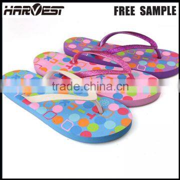 Hot Price Latest Girl Fashion Summer Slipper , New Design Print Eva Slipper