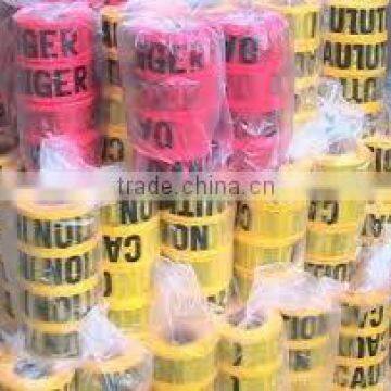 New material PE barrier warning tape for road and police