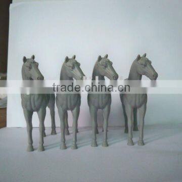 Polyresin horse figurine/clay statue