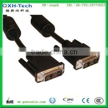 DVI cable,male to male,manufacture