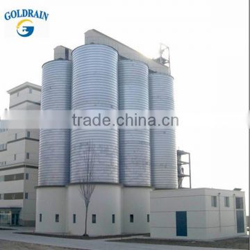 Different capacity flat and conical silo for rice storage