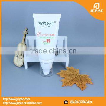 60g Locked Cap Pump Head Tube, Cosmetic PE Packaging for Sunblock photo-3
