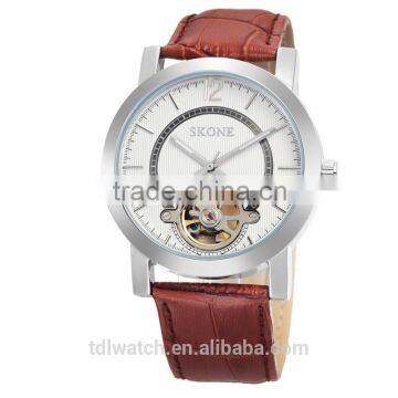 Automatic Mechanical Leather Wrist Watch photo-2