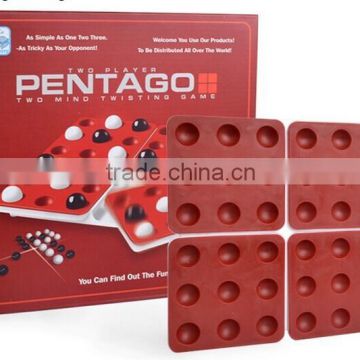 4 Board game toys PENTAGO chess mino twisting game