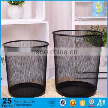 Power coated metal wast basket