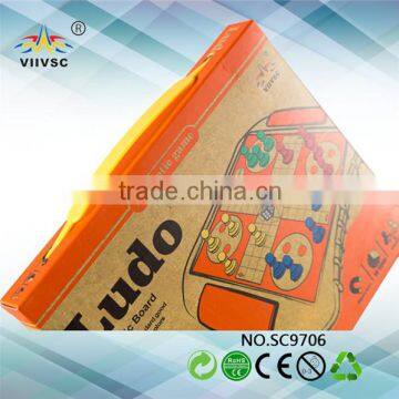 Latest Product Novel Design Ludo Game With Ludo Pieces for 2016