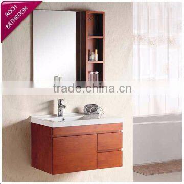 ROCH 8051 Latest Small Oak Wood Cabinet Bathroom Classic Vanity