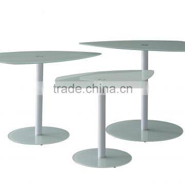 New top sale glass nesting table