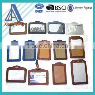 PU Leather or customized Material and Business Card Use Id Card Case Holder