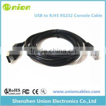 1.8m, FT232+ZT213 USB RS232 to RJ45 cable, USB RS232 RJ45 console cable