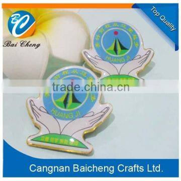 High-quality Metal Lapel Pin Badge of plate as business gifts supplies competitive price for your own design