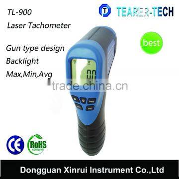 Professional Digital Laser Photo Tachometer Non Contact RPM Tach TL-900