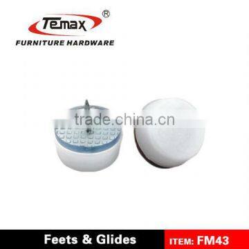 FM44 Furniture Plastic Metal Furniture Glides