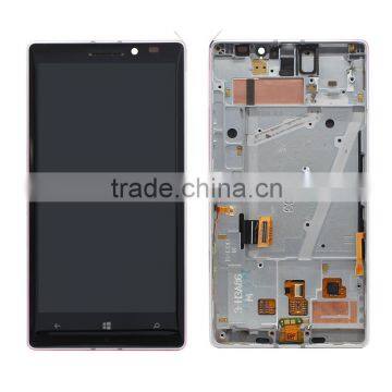 Sliver OEM LCD Display With Frame For Nokia Lumia 930 Touch Screen
