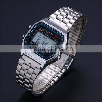 Amazon Hot Sell Multifunctional F-91W Fashion Watch Alarm Clock Students Watch Digital Watch photo-4