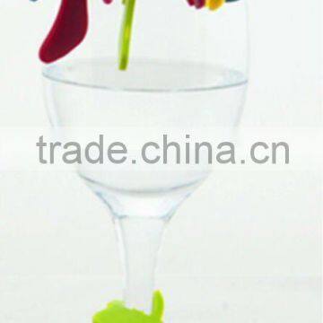 Hot Sale Silicone Wine Glass Clip Set photo-2