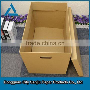 Corrugated carton board packing box