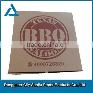 B flute corrugated paper pizza box manufacturer pizza box be printed