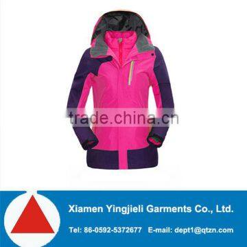 woman winter fashion jacket hot sale , fashion 3 in 1 jacket for woman,3 in 1 jacket