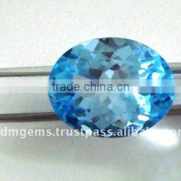 Sky Blue Topaz Faceted Oval